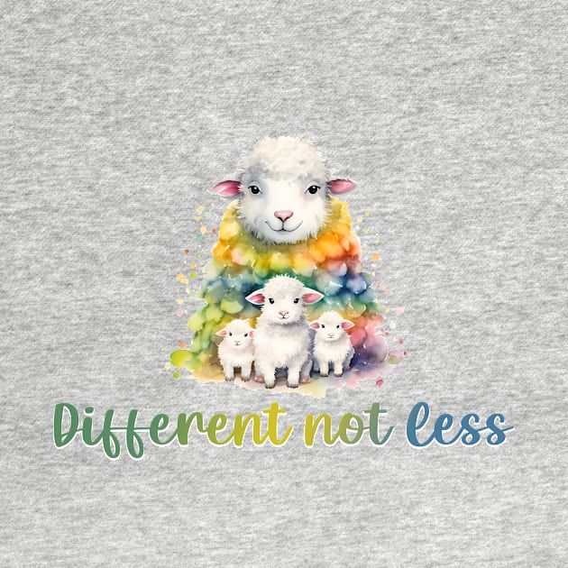 Different not less Autism Awareness Gift for Birthday, Mother's Day, Thanksgiving, Christmas by skstring